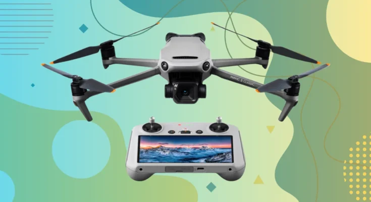 Drone with screen on Controller